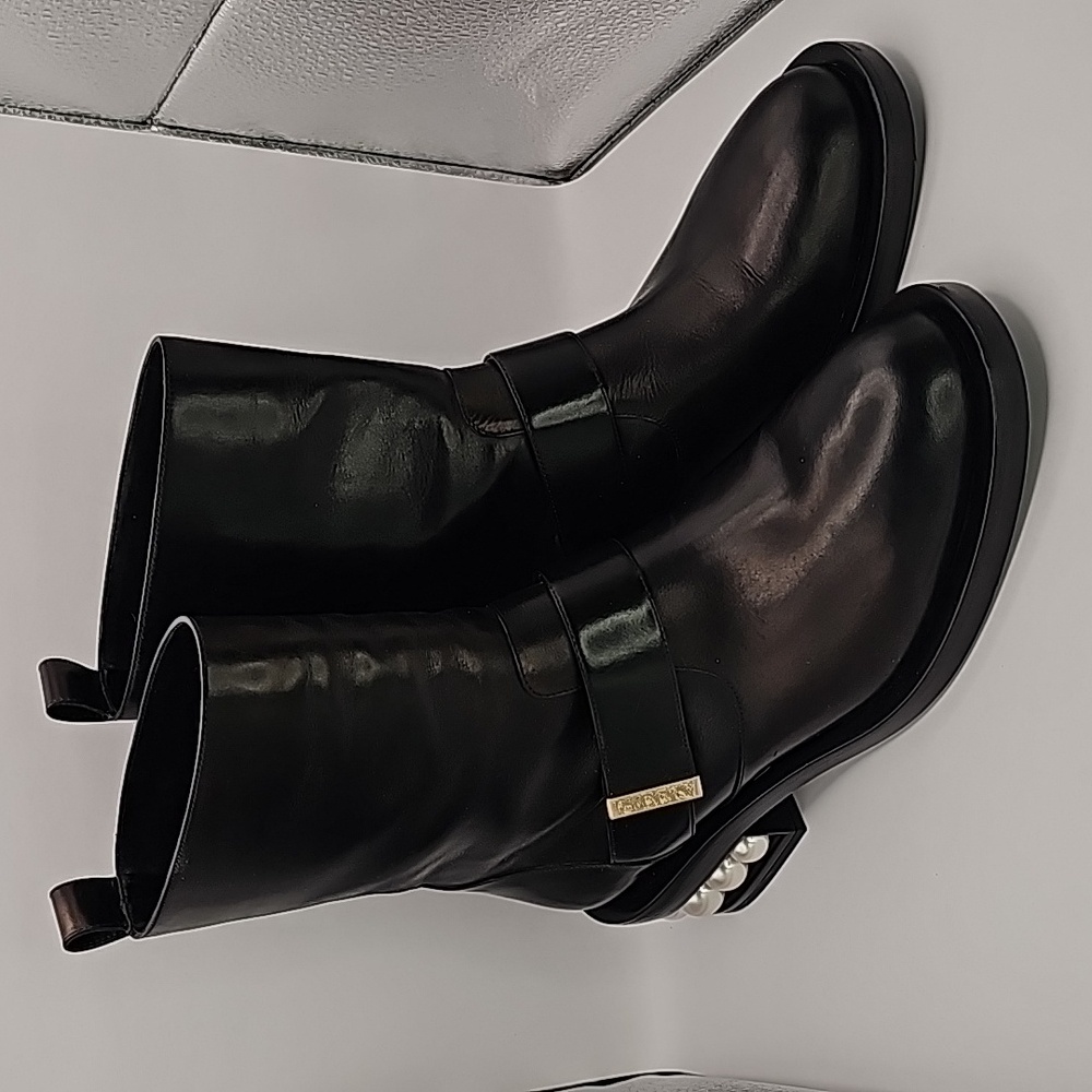 Nicholas Kirkwood Casati Pearl Moto Boots